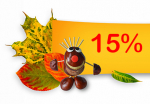 Autumn time = Workshop time - 15% off everything!