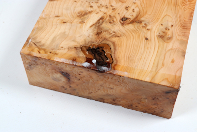 Yew Burl 285x160x55mm - Eib1813