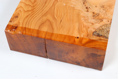 Yew Burl 400x150x48mm - Eib1770