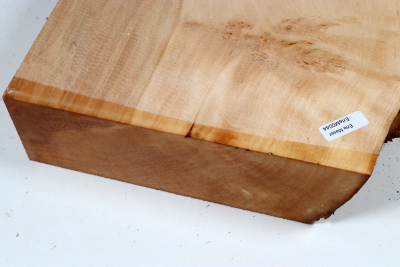 Abschnitt Erle Maser 325x220x60mm - Erle0044