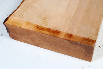 Abschnitt Erle Maser 325x220x60mm - Erle0044