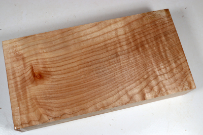 Abschnitt Muschelahorn 210x115x58mm - Ahorn0391