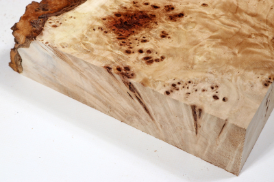 Abschnitt Pappel Maser 285x220x65mm- PapM0318