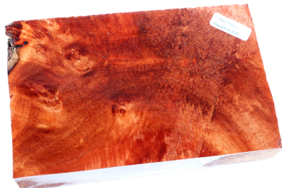 Red Resin Burl 150x95x28mm - RedRe0308