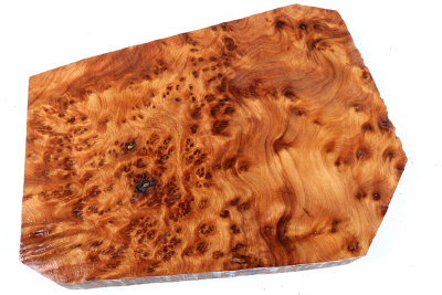 Abschnitt Thuja Maser 235x175x38mm - ThujM1018