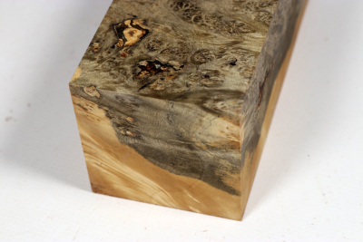 Block Maple Burl stabilized 130x60x58mm - Stabi3853