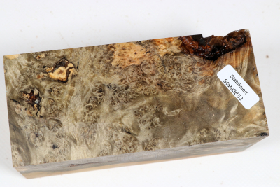 Block Maple Burl stabilized 130x60x58mm - Stabi3853