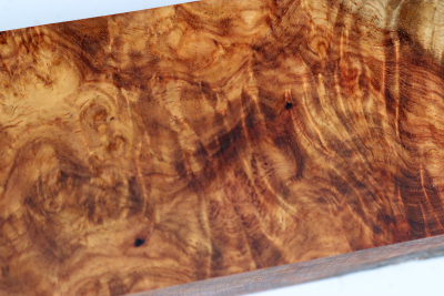 Block Amboyna Burl stabilized 158x50x40mm - Stabi3854