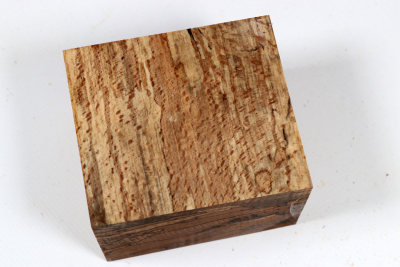 Block Beech spalted stabilized 86x77x60mm - Stabi3846