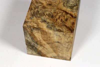 Block Buckeye Burl stabilized 68x59x59mm - Stabi3856