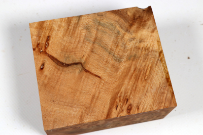 Square Linden Tree Burl stabilized 96x84x51mm - Stabi3848