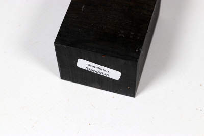 Block Bog Oak stabilized 64x44x39mm - Stabi3840