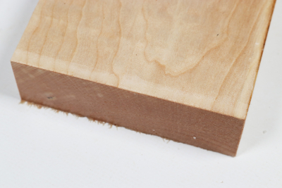 Board Qulited Maple 380x110x37mm - Ahorn0366