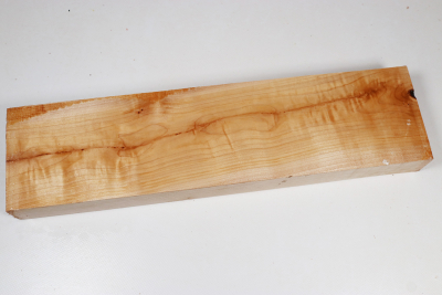 Board Qulited Maple 405x100x38mm - Ahorn0363