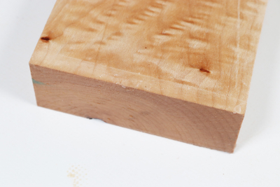 Board Qulited Maple 405x100x38mm - Ahorn0363