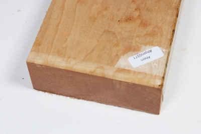 Board Qulited Maple plain 285x100x35mm - Ahorn0371