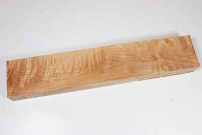 Brett Muschelahorn schlicht 415x80x38mm - Ahorn0365