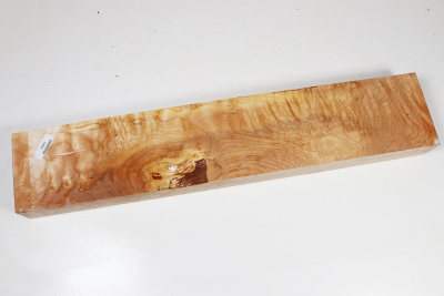 Brett Muschelahorn schlicht 415x80x38mm - Ahorn0365