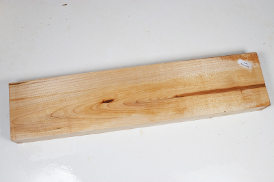 Board Qulited Maple plain 440x100x36mm - Ahorn0373