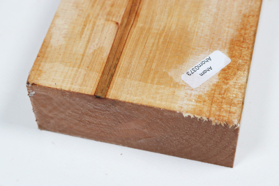 Board Qulited Maple plain 440x100x36mm - Ahorn0373