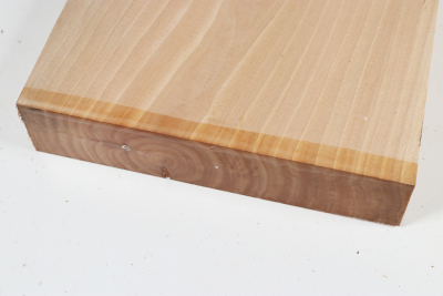 Brettabschnitt Baumhasel 320x190x43mm - Hasel0023