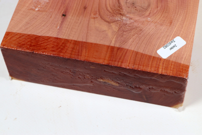 Board Eastern Red Cedar 370x160x40mm - Zed0382