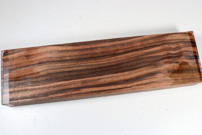 Brettabschnitt Makassar Ebenholz 400x110x46mm - Maka0952