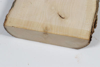 Brettabschnitt Stechpalme 350x110x30mm - Ilex0257