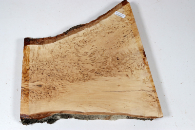 Brettabschnitt karelische Maserbirke 265x265x35mm - KarMB2801 Brettabschnitt karelische Maserbirke 265x265x35mm - KarMB2801