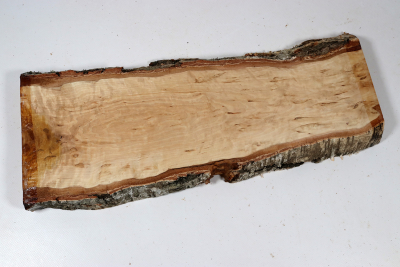 Brettabschnitt karelische Maserbirke  445x160x33mm - KarMB2802