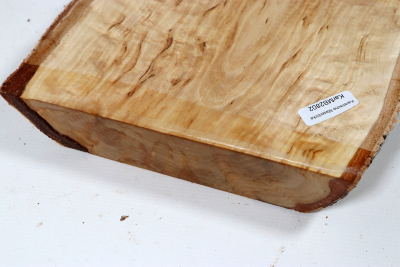 Brettabschnitt karelische Maserbirke  445x160x33mm - KarMB2802