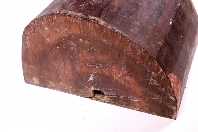 Halbstammabschnitt Schlangenholz 195x180x115mm - Snake0350