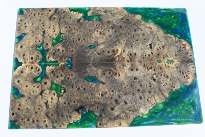 Hybridwood Buckeye Burl E-Gitarren Aufleimer / Top 545x185x7mm - HybrWo2283