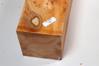 Square Yew Burl 320x83x83mm - Eib1710