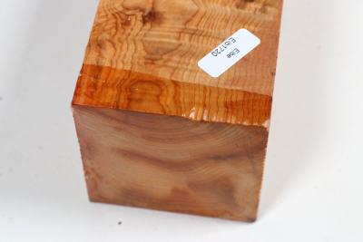 Square Yew Burl 350x70x70mm - Eib1720