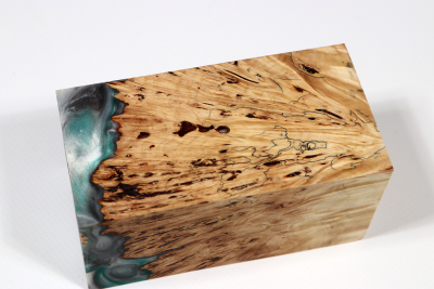 Blank HybridWood Horse Chestnut Burl stabilized - HybrW3856