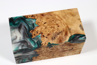 Blank HybridWood Horse Chestnut Burl stabilized - HybrW3856