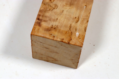 Square Karelian Masurbirch 375x65x65mm - KarMB2781