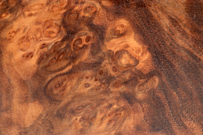 Square Walnut Burl stabilized 125x65x50mm - Stabi3849