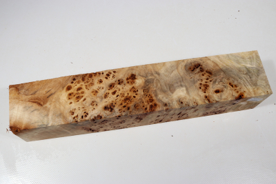 Kantel Pappel Maser 330x65x65mm- PapM0340