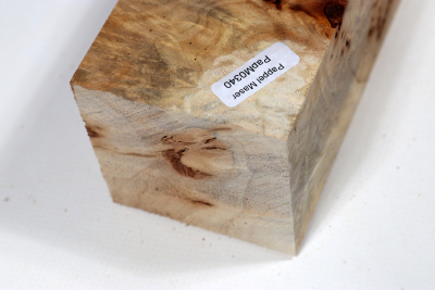 Kantel Pappel Maser 330x65x65mm- PapM0340