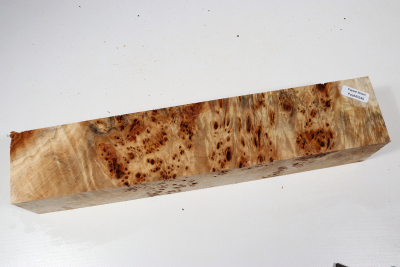 Kantel Pappel Maser 330x65x65mm- PapM0340