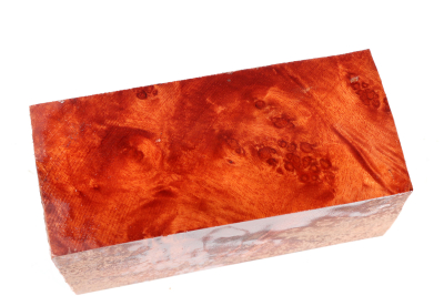 Red Resin Burl 115x52x52mm - RedRe0288