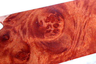 Red Resin Burl 115x52x52mm - RedRe0288
