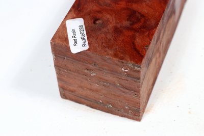 Red Resin Burl 115x52x52mm - RedRe0288