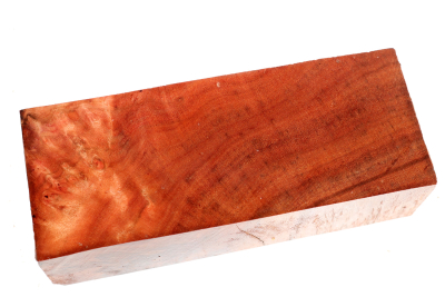 Red Resin Burl 138x55x40mm - RedRe0296