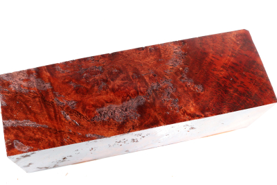 Red Resin Burl 190x63x60mm - RedRe0310