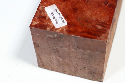 Red Resin Burl 190x63x60mm - RedRe0310