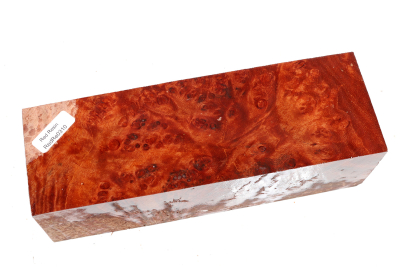 Red Resin Burl 190x63x60mm - RedRe0310