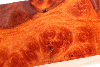 Red Resin Burl 205x52x42mm - RedRe0282